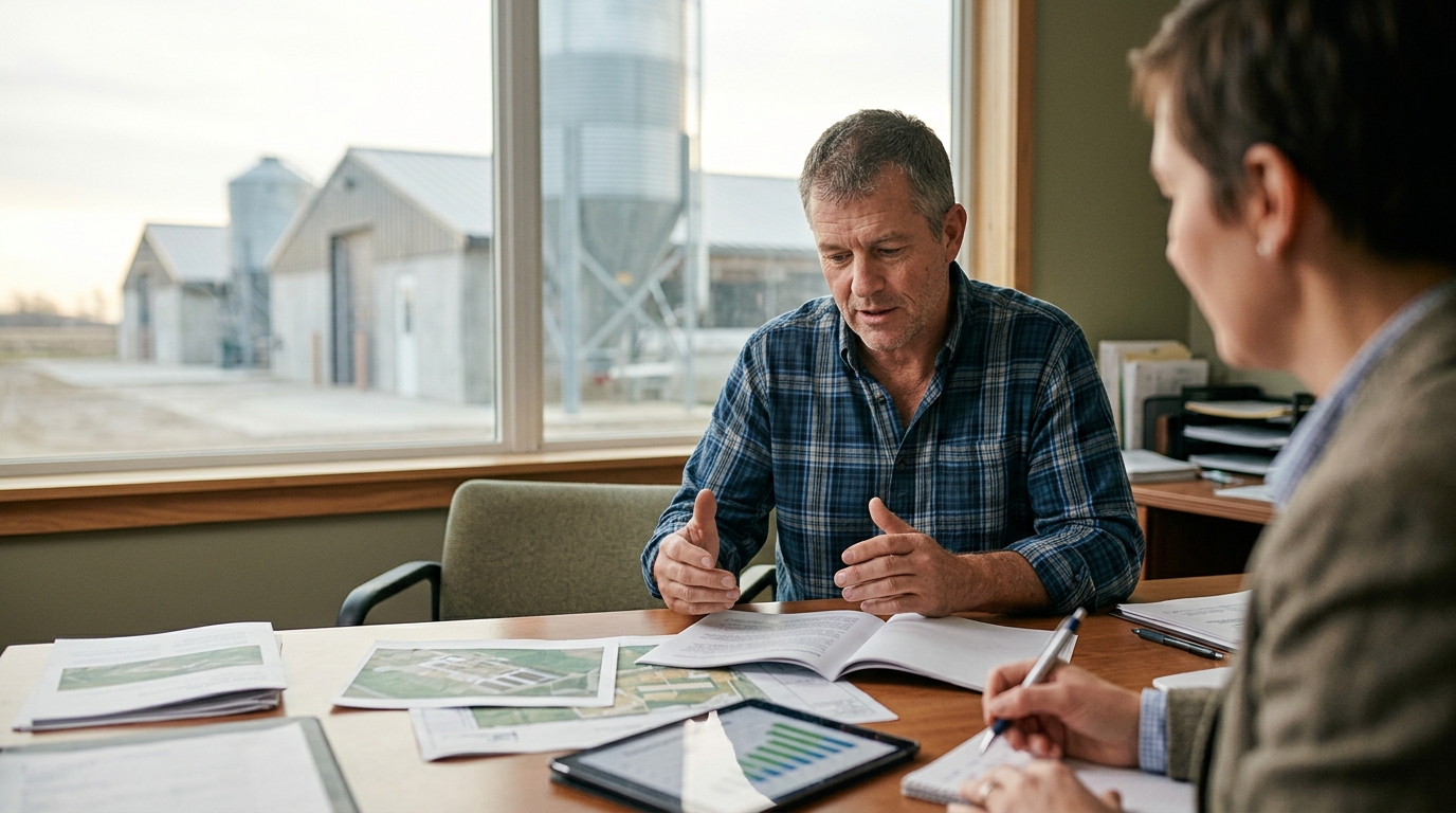 Illustration: Securing Biosecurity Upgrade Financing for Your Hog Farm in 2026
